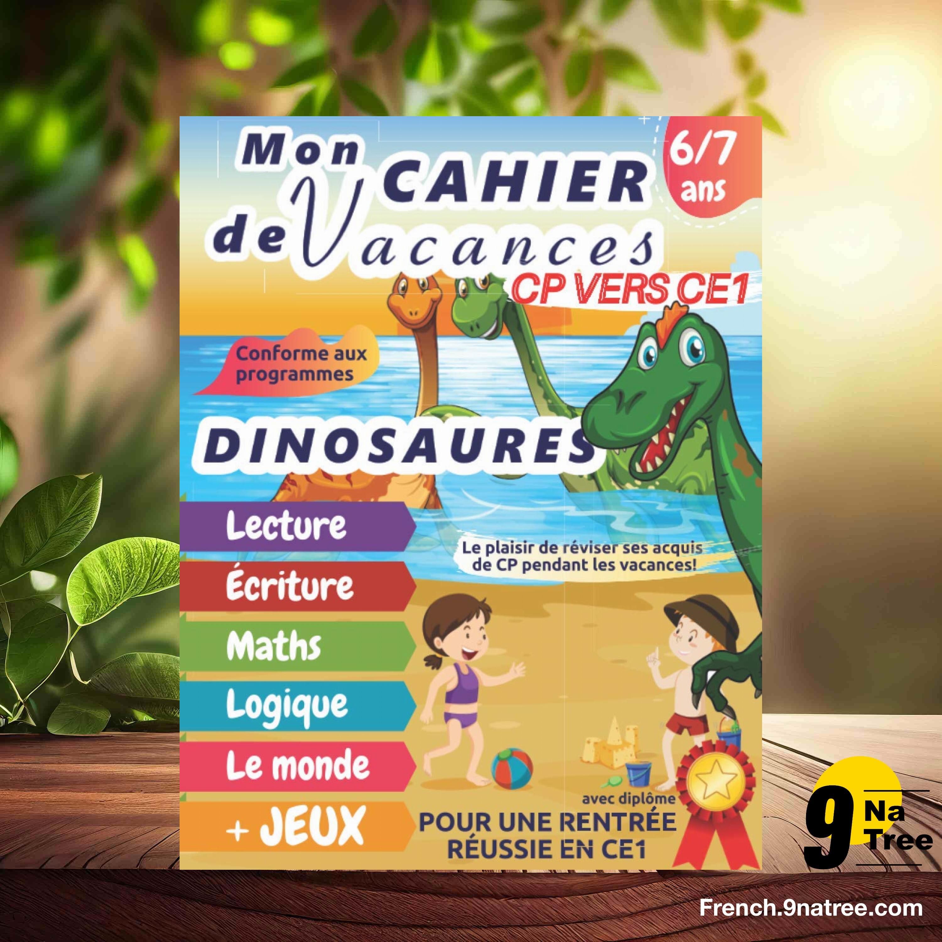[Critique] Mon cahier de vacances CP vers CE1 DINOSAURES (Editions Mon Cahier de Vacances) Résumé. episode artwork